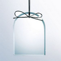 Beveled Clear Glass Ornament - Arch Screened